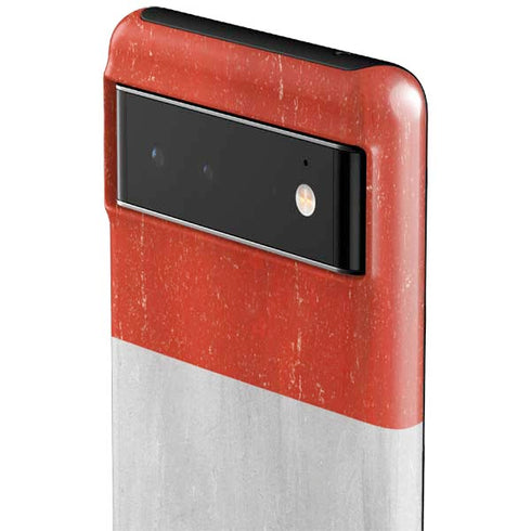 Peru Flag Distressed Google Pixel 6 Case